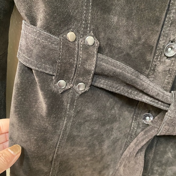 Georgiou Chocolate suede Jacket,8 - Picture 6 of 9